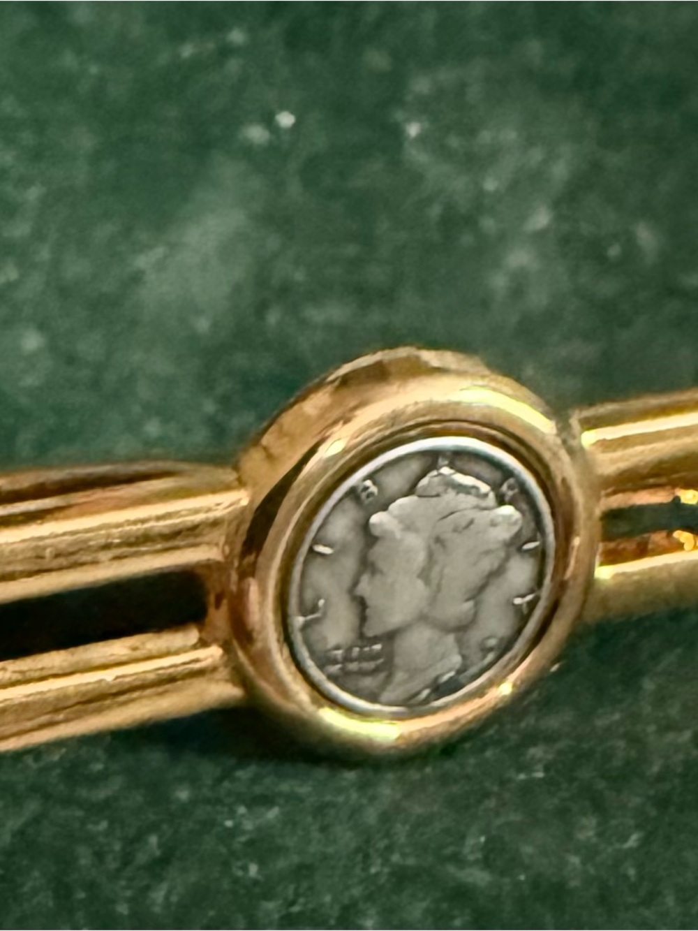 Cuff links w/tie clip